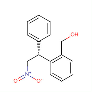 Benzenemethanol, 2-[(1R)-2-nitro-1-phenylethyl]- molecular structure