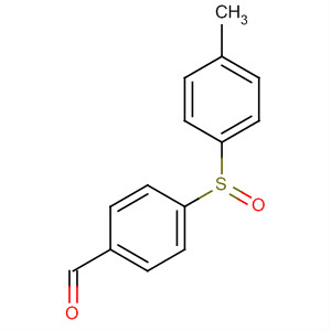 Benzaldehyde, 4-[(4-methylphenyl)sulfinyl]- molecular structure
