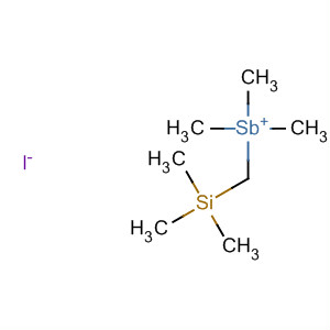 Stibonium, trimethyl[(trimethylsilyl)methyl]-, iodide molecular structure