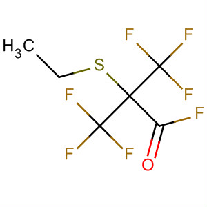 Propanoyl fluoride, 2-(ethylthio)-3,3,3-trifluoro-2-(trifluoromethyl)-