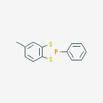 5-methyl-2-phenyl-1,3,2-benzodithiaphosphole molecular structure