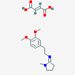 (e)-but-2-enedioic Acid;n-[2-(3,4-dimethoxyphenyl)ethyl]-1-methylpyrrolidin-2-imine