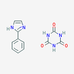 1,3,5-triazinane-2,4,6-trione - 2-phenyl-1h-imidazole (1:1) molecular structure