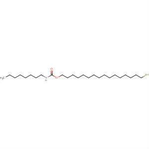 Carbamic acid, octyl-, 16-mercaptohexadecyl ester
