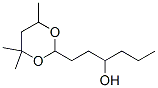 4,4,6-trimethyl-alpha-propyl-1,3-dioxane-2-propanol molecular structure