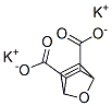 dipotassium 7-oxabicyclo[2.2.1]hept-5-ene-2,3-dicarboxylate molecular structure