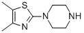 1-(4,5-Dimethyl-2-thiazolyl)-piperazine molecular structure