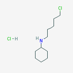 N-(5-chloropentyl)cyclohexanamine;hydrochloride molecular structure