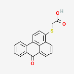 ((7-oxo-7h-benz(de)anthracen-3-yl)thio)-aceticaci
