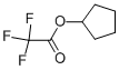 Trifluoroacetic acid, cyclopentyl ester molecular structure
