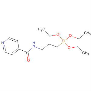 4-Pyridinecarboxamide, N-[3-(triethoxysilyl)propyl]- molecular structure