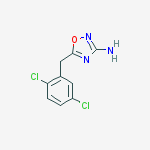 5-(2,5-dichlorobenzyl)-1,2,4-oxadiazol-3-amine molecular structure