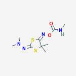 ({[(2Z,4E)-2-(dimethylhydrazinylidene)-5,5-dimethyl-1,3-dithiolan-4-ylidene]amino}oxy)(methylamino)methanone