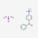(4-benzoylphenyl)-trimethylazanium;dihydroxy(oxo)azanium