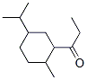 1-[2-methyl-5-(1-methylethyl)cyclohexyl]propan-1-one molecular structure