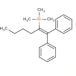 Silane, [1-(diphenylmethylene)pentyl]trimethyl- molecular structure