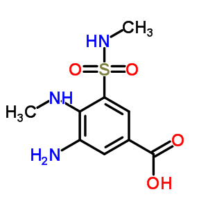 3-amino-4-(methylamino)-5-(methylsulfamoyl)benzoic Acid
