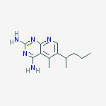 5-methyl-6-(pentan-2-yl)pyrido[2,3-d]pyrimidine-2,4-diamine