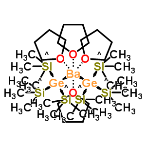 furan, tetrahydro-, compd. with trimethylsilyl, barium germanium salt (4:6:1:2) molecular structure