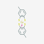 fluorogermanium; 4-methylbenzene-1,2-dithiolate molecular structure