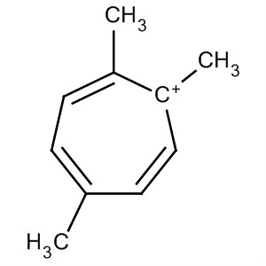 Cycloheptatrienylium, 1,2,5-trimethyl- molecular structure
