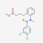 4-[2-[(3,4-dichlorobenzoyl)-methylamino]phenyl]butanoic Acid