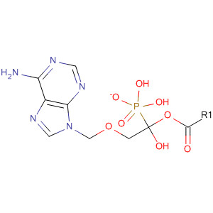 Ethanol, 2-[(6-amino-9H-purin-9-yl)methoxy]-, dihydrogen phosphate(ester) molecular structure