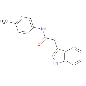 1H-Indole-3-acetamide, N-(4-methylphenyl)- molecular structure
