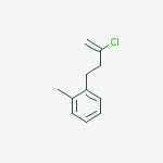 2-(3-Chlorobut-3-en-1-yl)toluene molecular structure