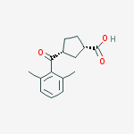CIS-3-(2,6-DIMETHYLBENZOYL)CYCLOPENTANE-1-CARBOXYLIC ACID