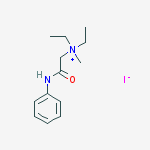(2-anilino-2-oxoethyl)-diethyl-methylazanium;iodide molecular structure
