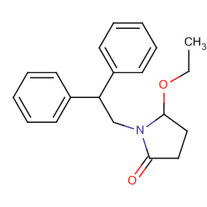 2-Pyrrolidinone, 1-(2,2-diphenylethyl)-5-ethoxy- molecular structure
