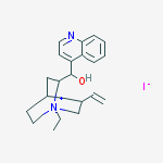 (3xi,8alpha,9S)-1-ethyl-9-hydroxycinchonan-1-ium iodide molecular structure