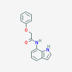 N-(1H-INDOL-7-YL)-2-PHENOXYACETAMIDE molecular structure