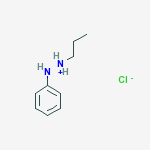 (PHENYLAMINO)-PROPYL-AZANIUM CHLORIDE molecular structure