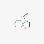 1-OXASPIRO[4.5]DECANE-4-CARBOXALDEHYDE molecular structure