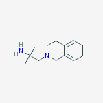 2(1H)-Isoquinolineethanamine, 3,4-dihydro-a,a-dimethyl- molecular structure