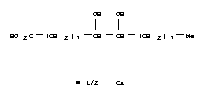 calcium bis(9,10-dihydroxystearate) molecular structure