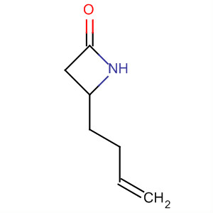 2-Azetidinone, 4-(3-butenyl)- molecular structure
