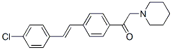 1-[4-[2-(4-chlorophenyl)ethenyl]phenyl]-2-(1-piperidyl)ethanone