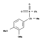 1,2-dimethoxy-4-[1-(phenylsulfonyl)ethyl]benzene molecular structure