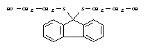 2,2'-(9H-fluorene-9,9-diyldisulfanediyl)diethanol molecular structure