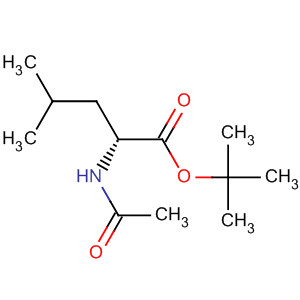 D-Leucine, N-acetyl-, 1,1-dimethylethyl ester molecular structure