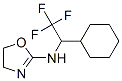 (-)-N-(1-cyclohexyl-2,2,2-trifluoroethyl)-4,5-dihydrooxazol-2-amine molecular structure