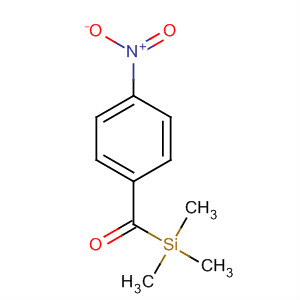 Silane, trimethyl(4-nitrobenzoyl)- molecular structure