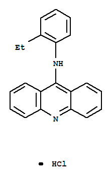 9-acridinamine, N-(2-ethylphenyl)-, hydrochloride (1:1)