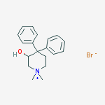 3-hydroxy-1,1-dimethyl-4,4-diphenylpiperidinium