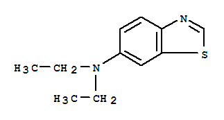 6-Benzothiazolamine,N,N-diethyl- molecular structure