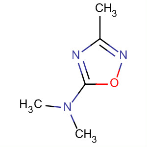 1,2,4-Oxadiazol-5-amine, N,N,3-trimethyl- molecular structure
