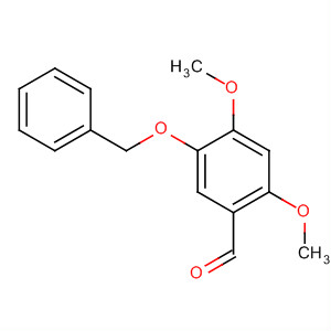 Benzaldehyde, 2,4-dimethoxy-5-(phenylmethoxy)- molecular structure